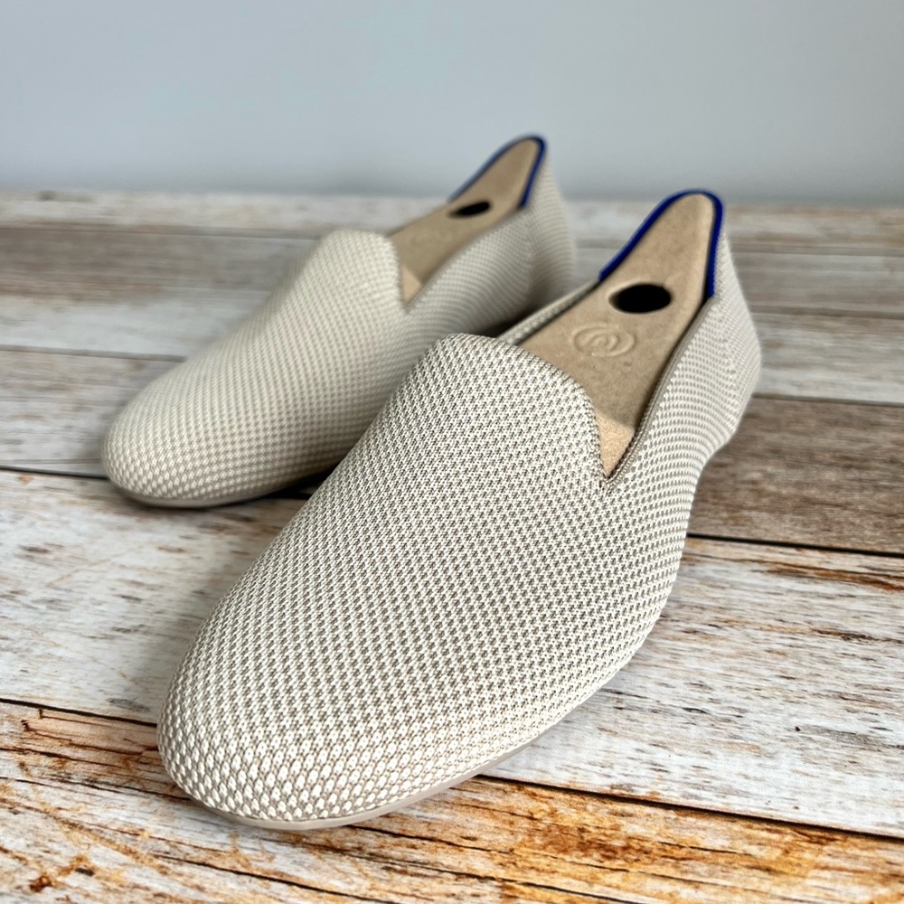 Rothy’s Linen Double Stitch Loafers, Size 8.5